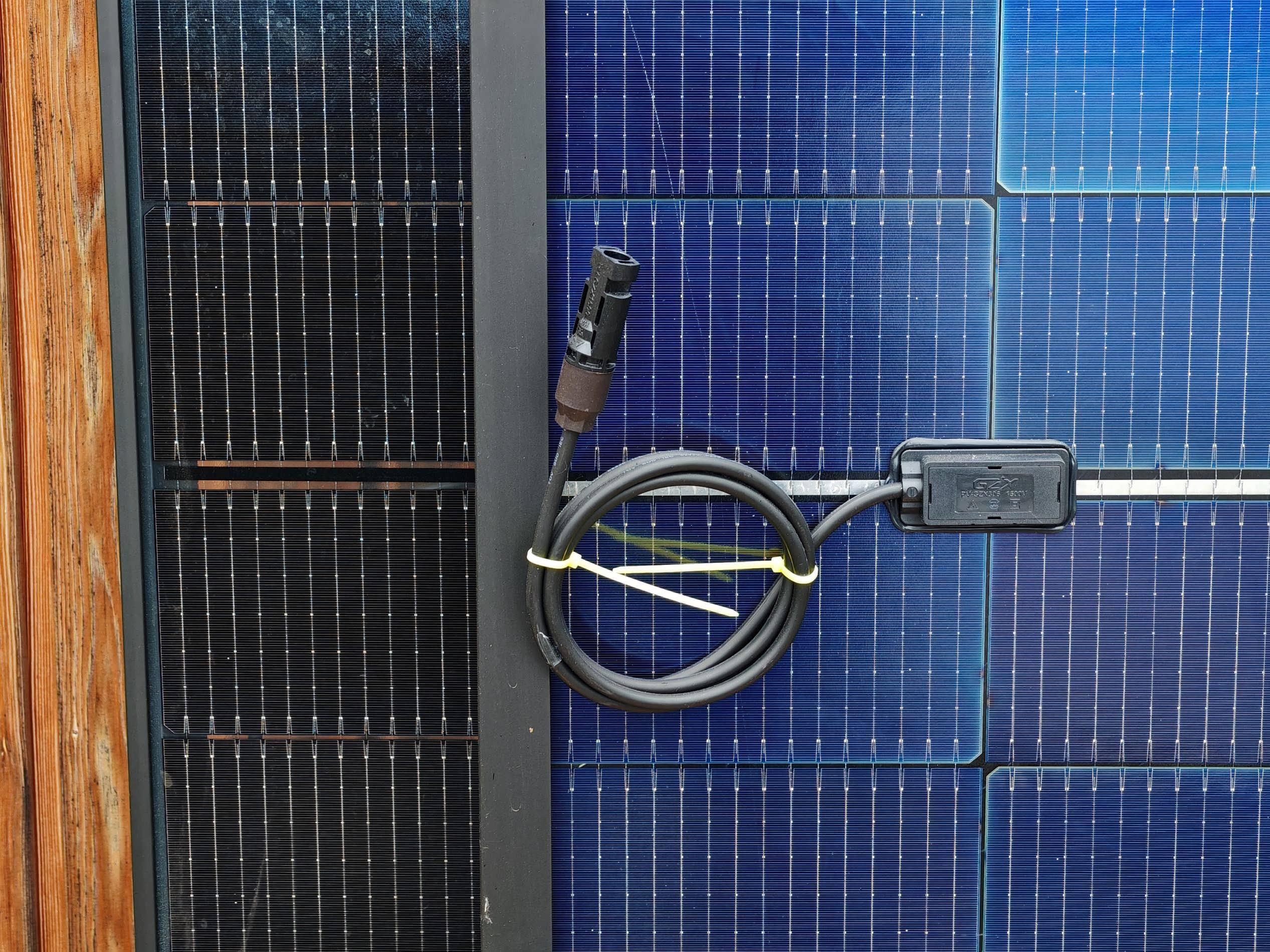 R&uuml;ckseite neues PV-Modul, Bifazial